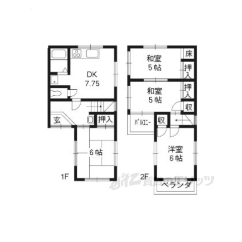 枚方市池之宮のその他の間取り