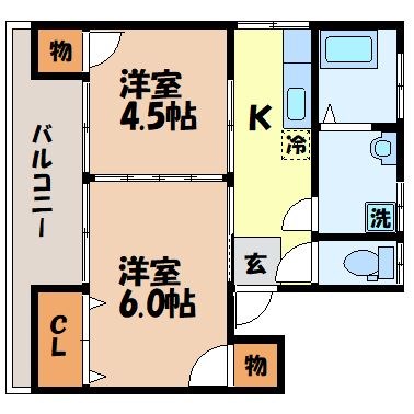 船橋ビルの間取り