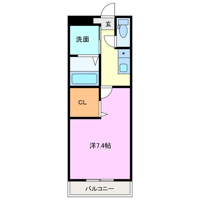 アズール長島の間取り