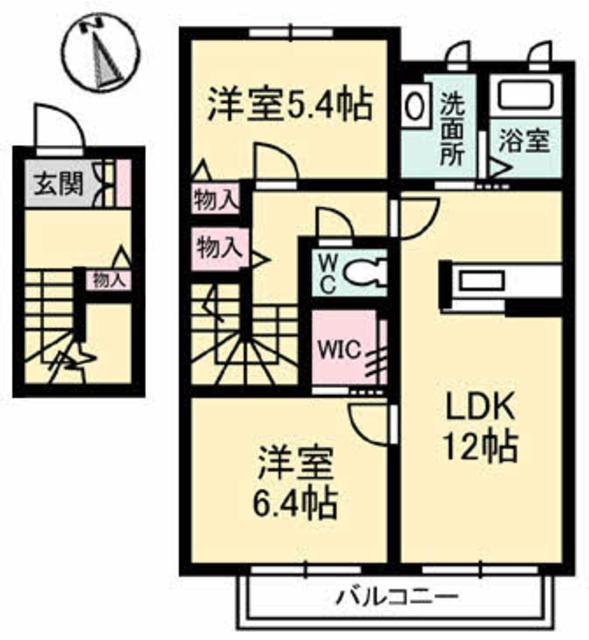 【シャーメゾン　リヴェールの間取り】