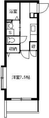 鹿児島市宇宿のマンションの間取り