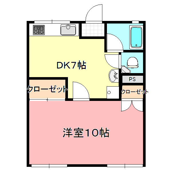 アムール・エミューの間取り