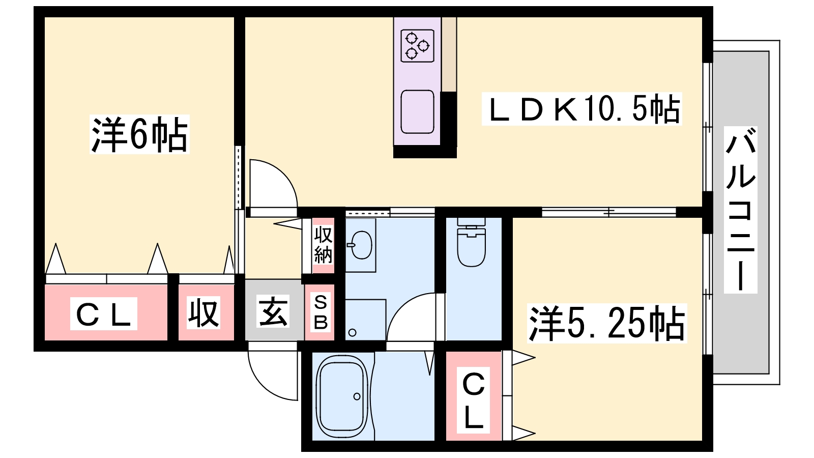 赤穂郡上郡町竹万のアパートの間取り