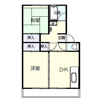 Ｇｒｅｅｎ　Ｈｉｌｌｓ　大塚台　４号棟の間取り