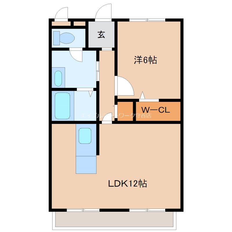 NKマンション第２の間取り