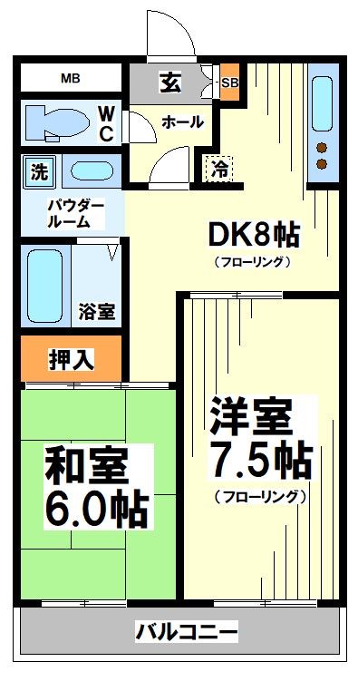 ヒルトップ88の間取り