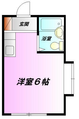 小田原市扇町のアパートの間取り