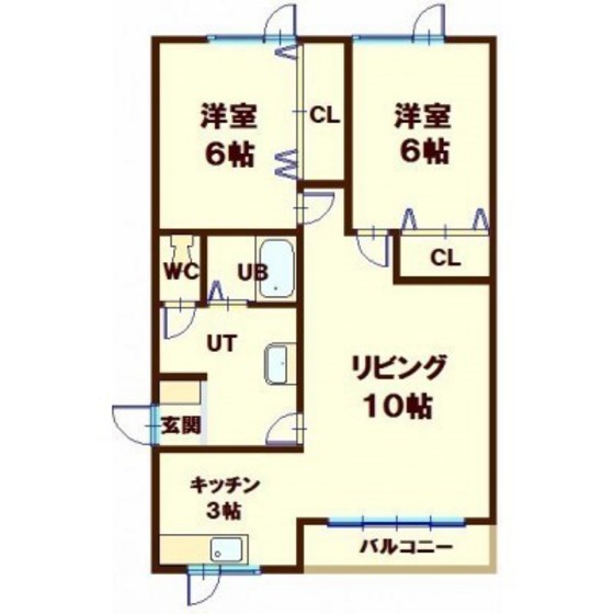 エールグランデの間取り