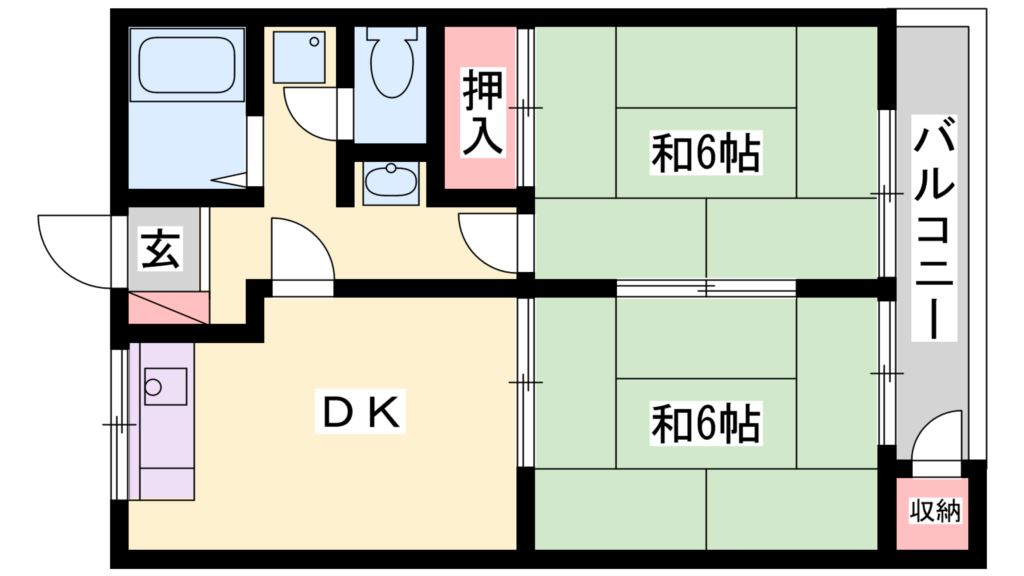 ファミーユ友沢弐番館の間取り