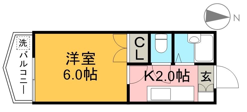 スカイプラザ新田の間取り