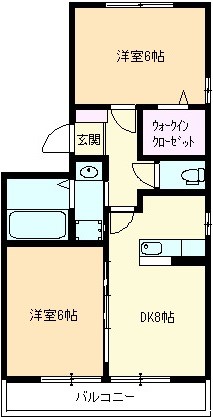 アムールふしのの間取り