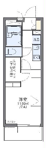 レオパレス昇の間取り