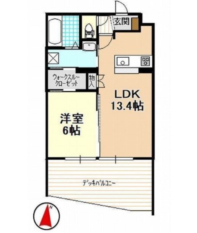 浜松市中央区住吉のマンションの間取り