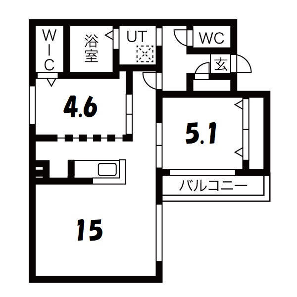 コローレ８１９の間取り