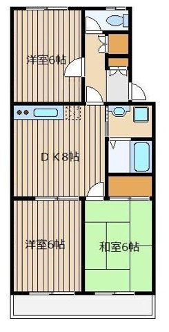 練馬区早宮のマンションの間取り