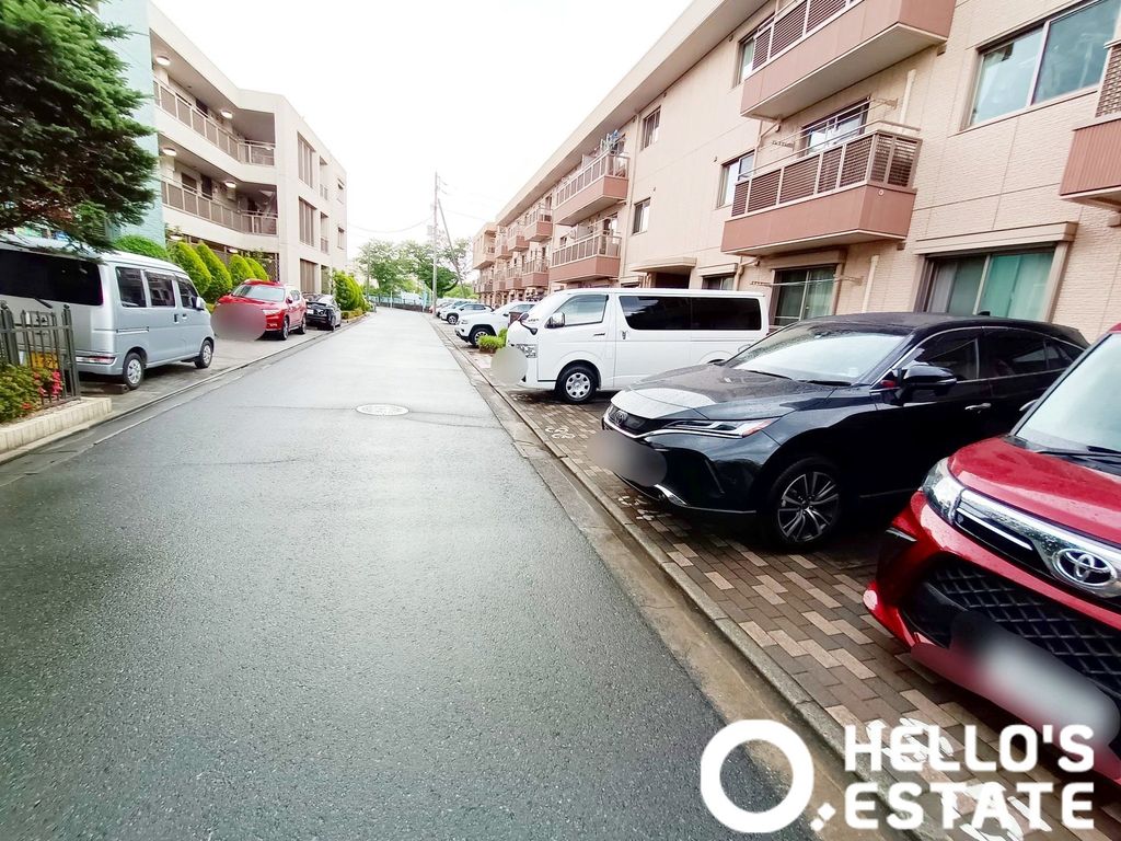 【ニューノース弐番館の駐車場】