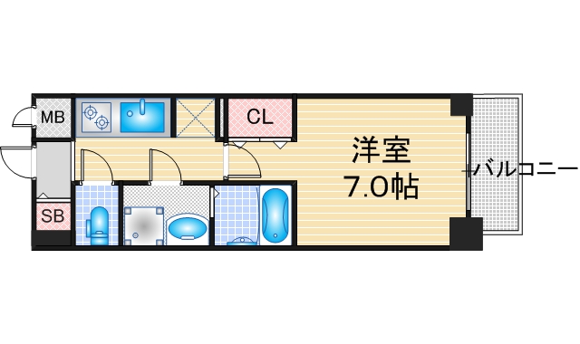 S-RESIDENCE名駅NorthIIの間取り