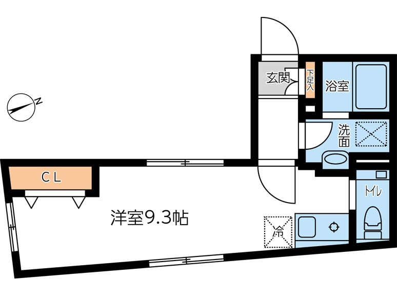 コンポジット早稲田の間取り