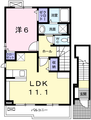 パッソ神田VIの間取り