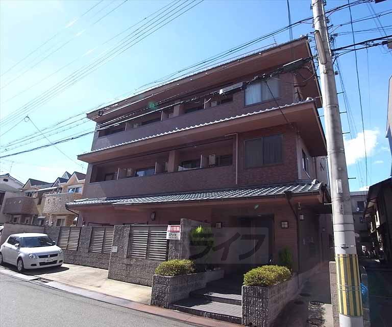 京都市北区紫竹西大門町のマンションの建物外観