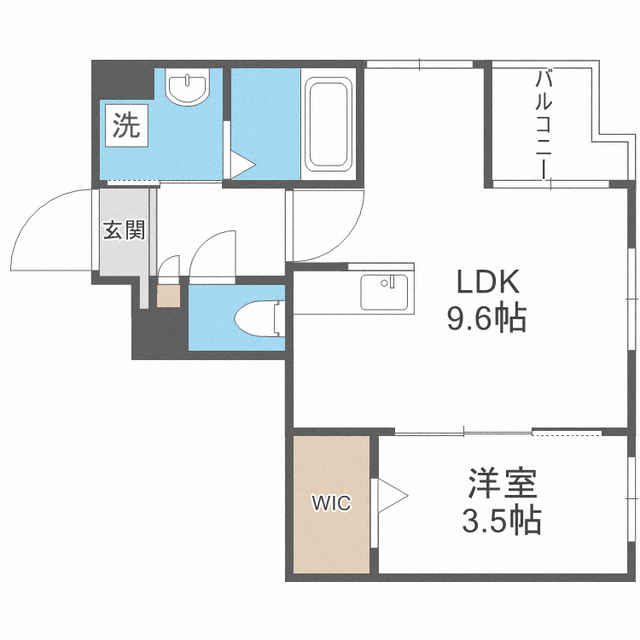 アヴァンセ千早の間取り