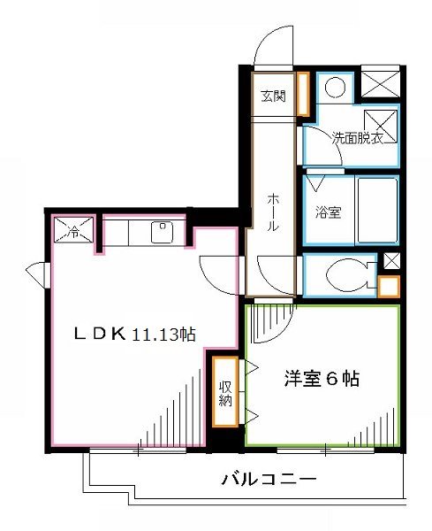 ヴェール新井薬師の間取り