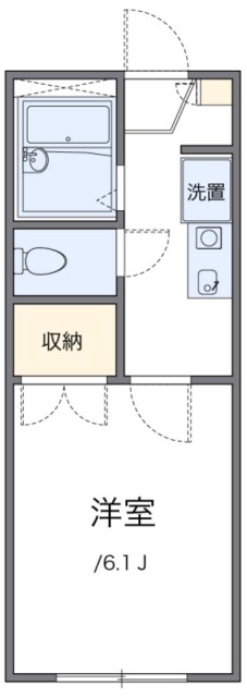 レオパレスエフハイムの間取り