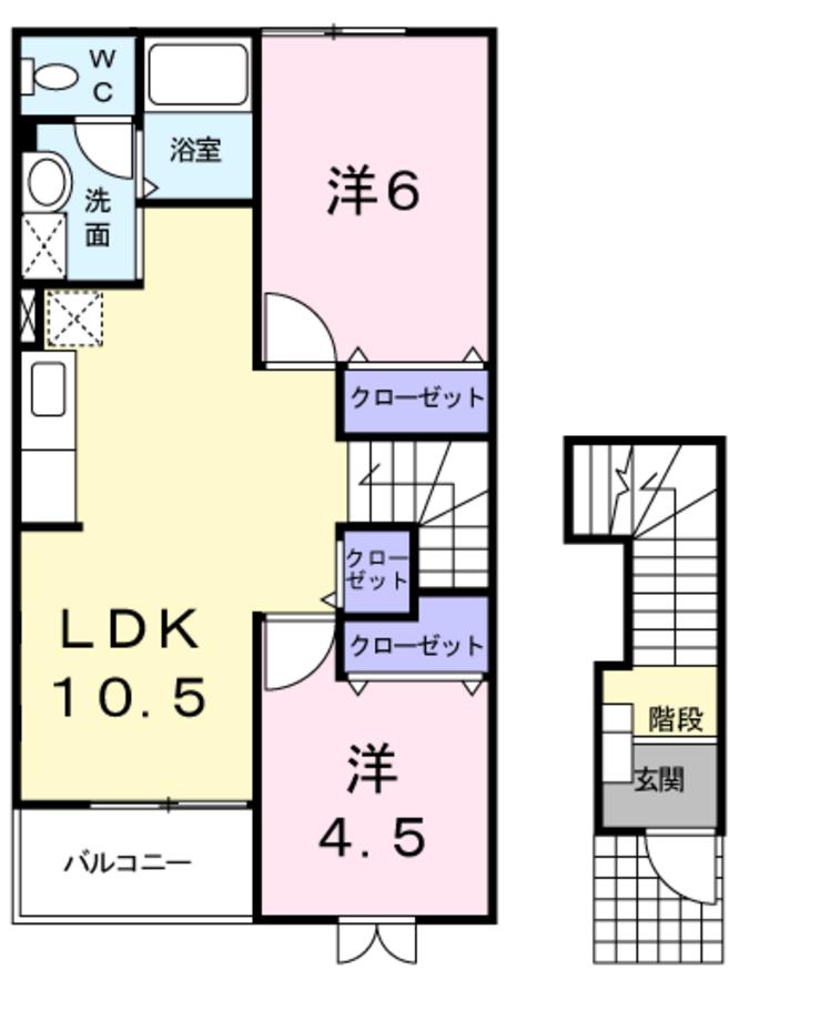 GARAKU　雅・楽の間取り