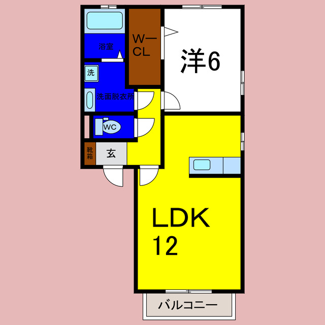 トアエーユＡの間取り