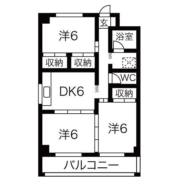 ブリーゼ足利の間取り