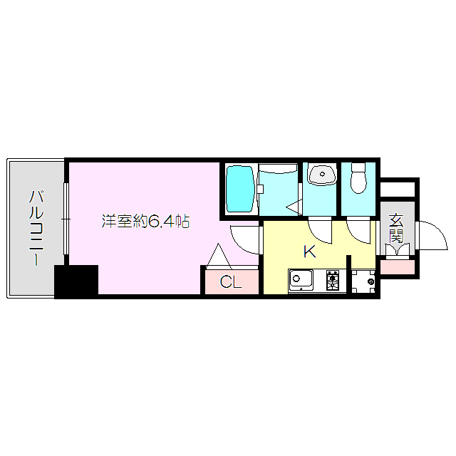 プレサンス新大阪ジェイズの間取り