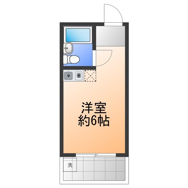 堺市西区鳳東町のマンションの間取り