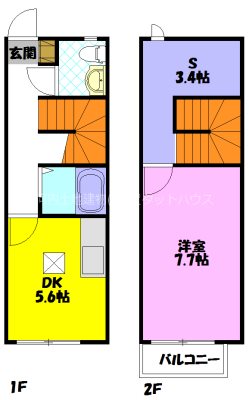 リースランドIP Ｅの間取り