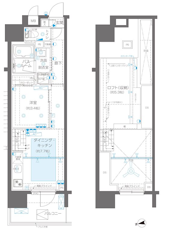 【ZOOM新宿御苑前の間取り】