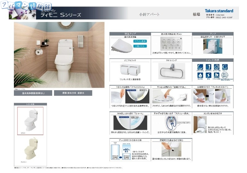 【新潟市西区小針のアパートのその他】