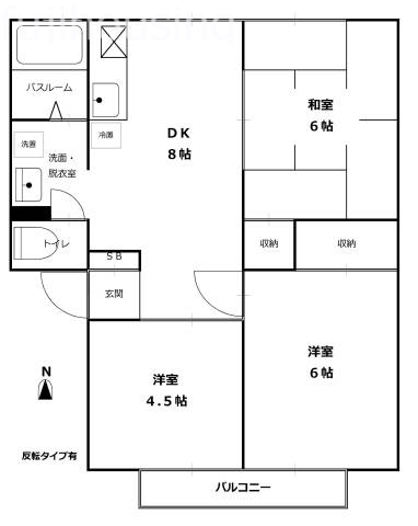 ファミーユ上町の間取り