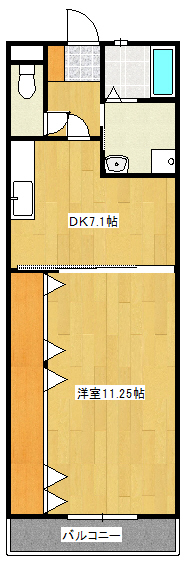 リッチ・キャッスル２の間取り