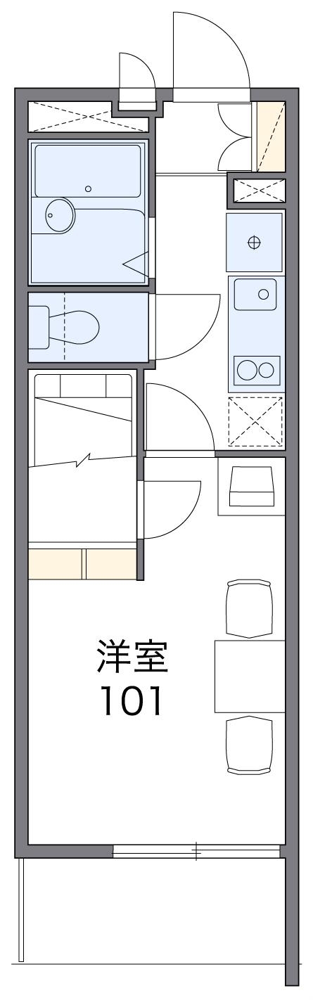 レオパレスベイ&ジュニの間取り