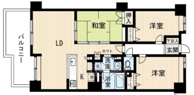 アクシス室見河畔の間取り