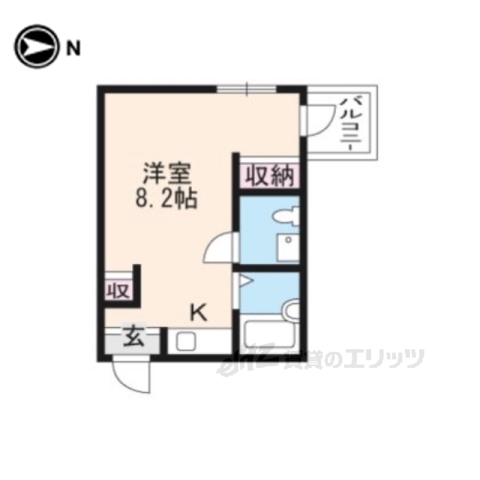 プレアール滋賀追分の間取り