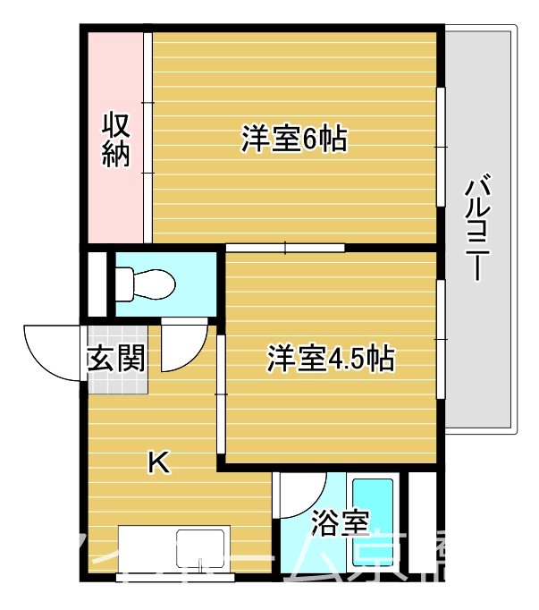 大阪市鶴見区放出東のマンションの間取り