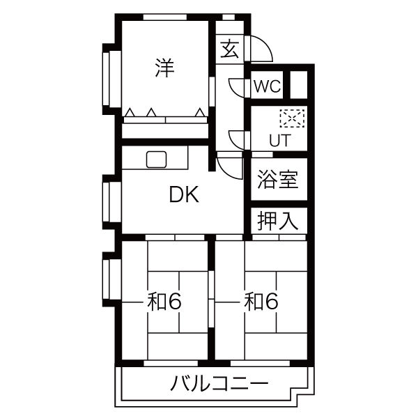 モールセゾン大森の間取り