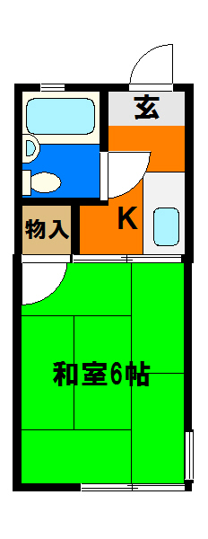 サンハイム弁天の間取り