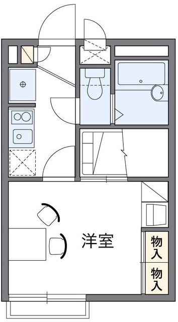 レオパレスＩＷＡＩの間取り