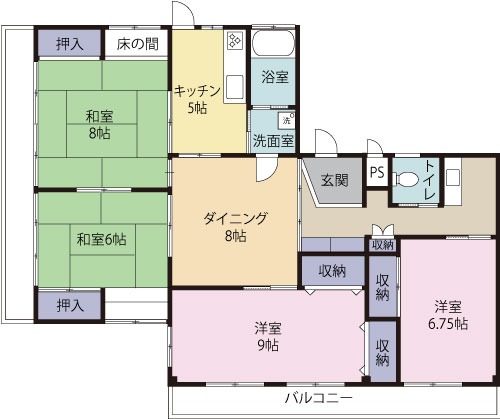 斎藤マンションの間取り