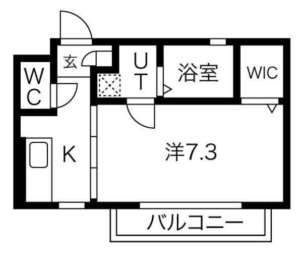 神戸市西区押部谷町西盛のアパートの間取り