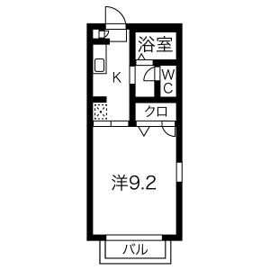 メゾンサンフラワーB棟の間取り