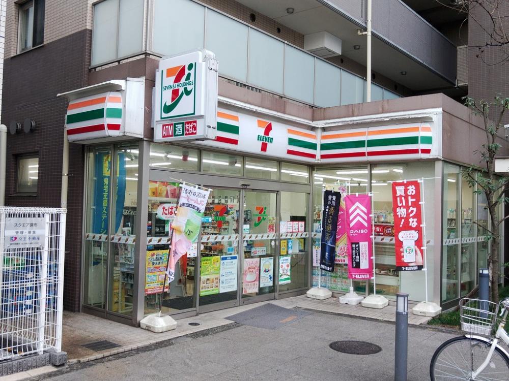 コンビニ　セブンイレブン調布布田駅前店（コンビニ）まで76m