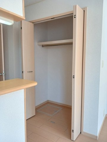 収納　収納のためのスペースです