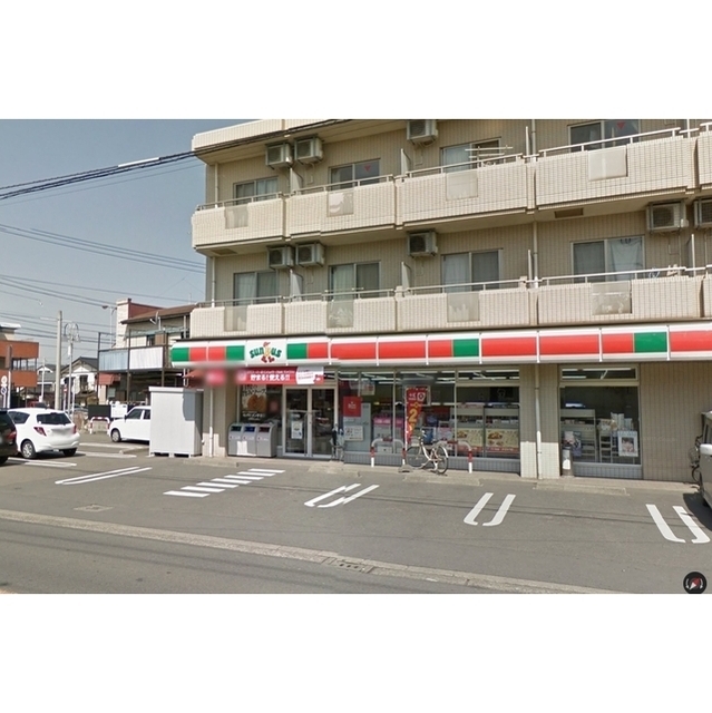 コンビニ　サンクス茅ヶ崎若松町店（コンビニ）まで645m